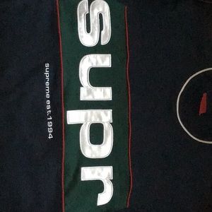 Authentic supreme long sleeve sweatshirt